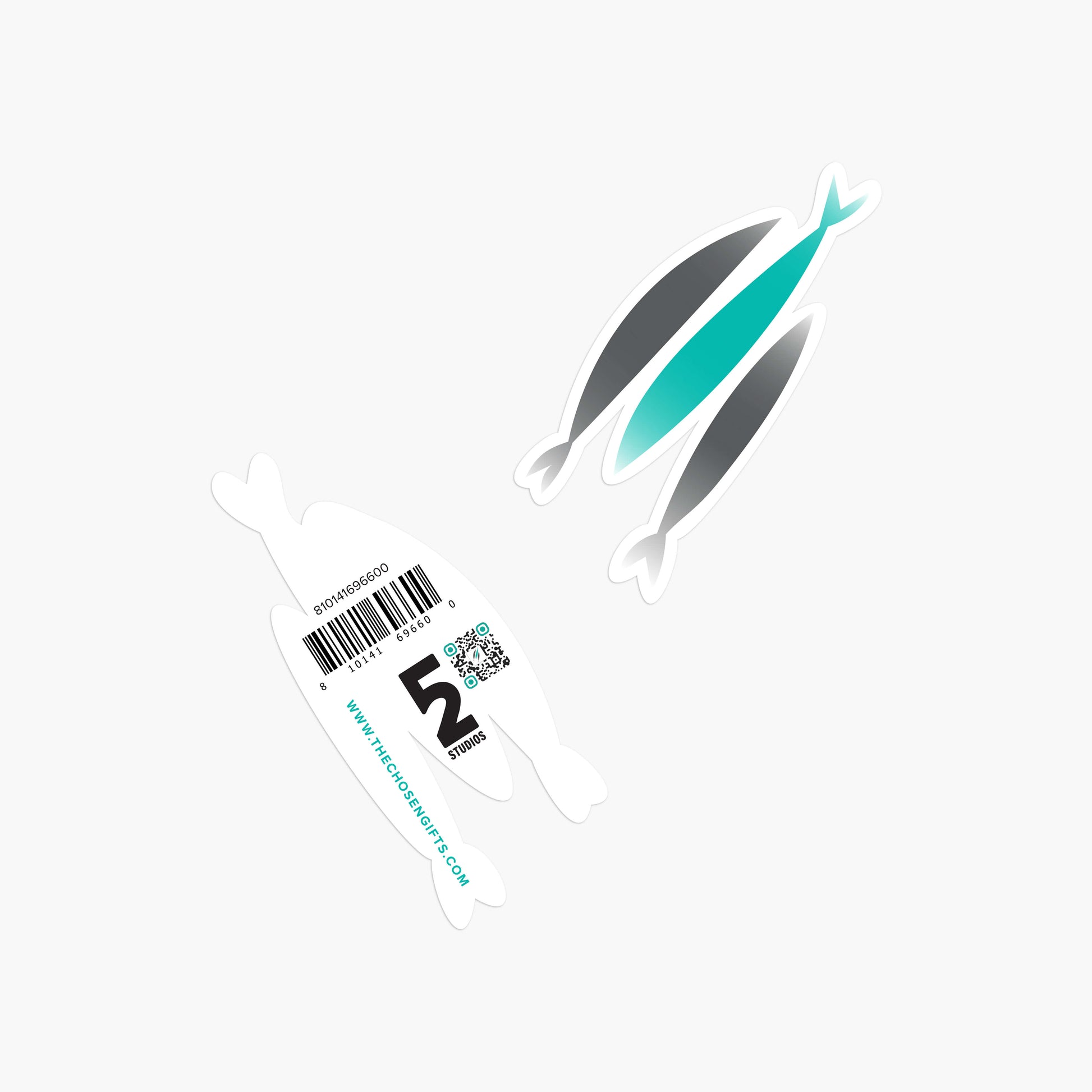Three Fish Sticker
