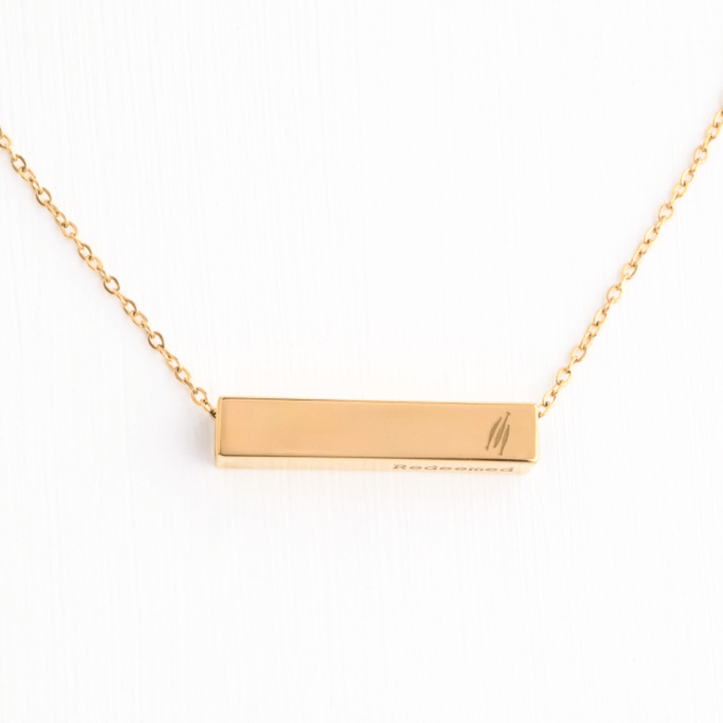 The Chosen Four-Sided Necklace Gold