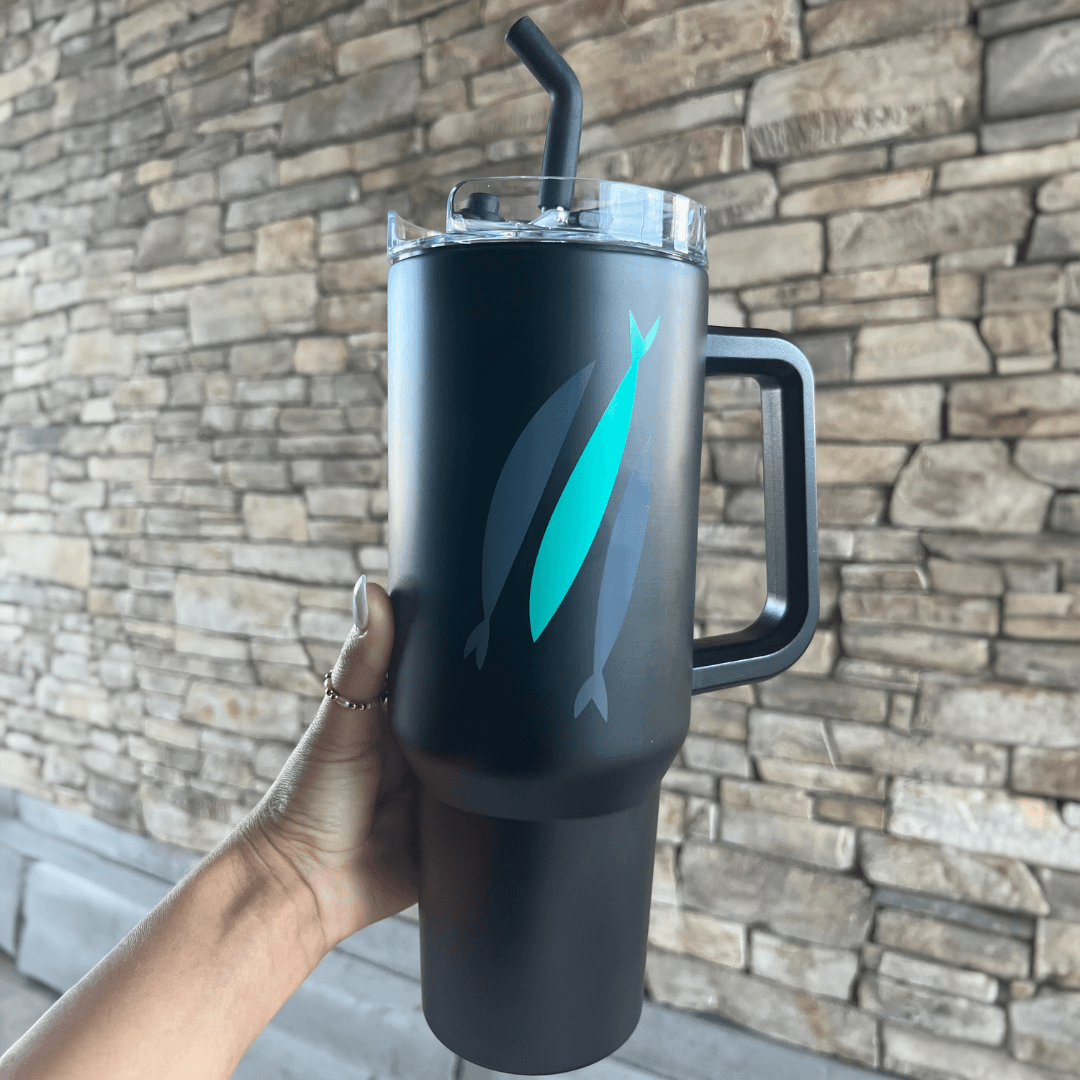 Three Fish Tumbler - 40 oz