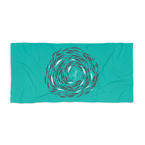Against the Current Beach Towel