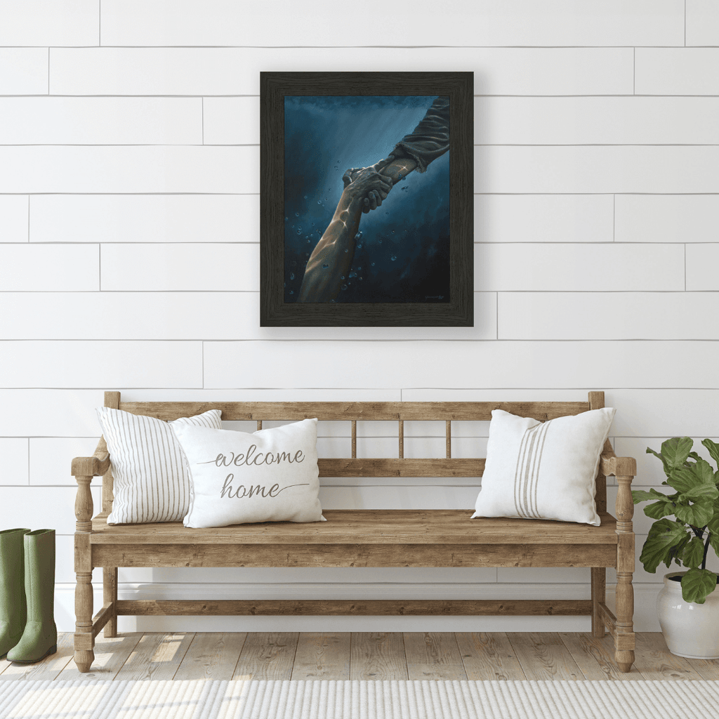 "Don't Let Me Go" Framed Art