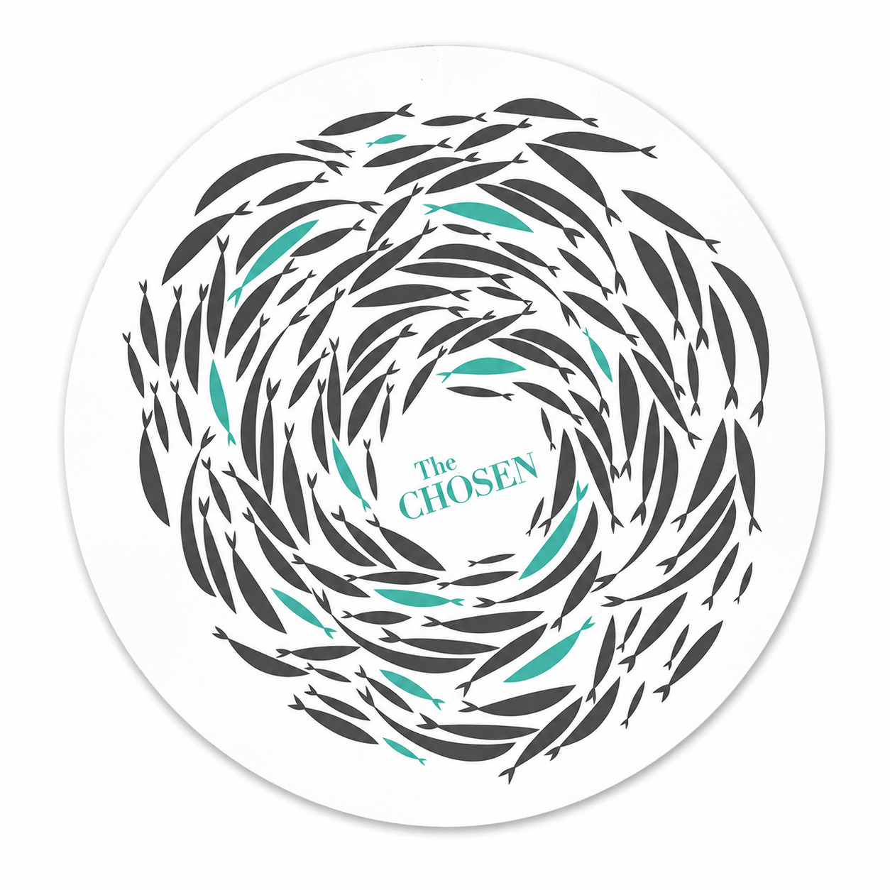 Against the Current Car Magnet - White