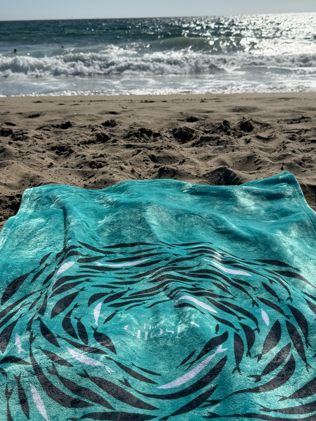 Against the Current Beach Towel