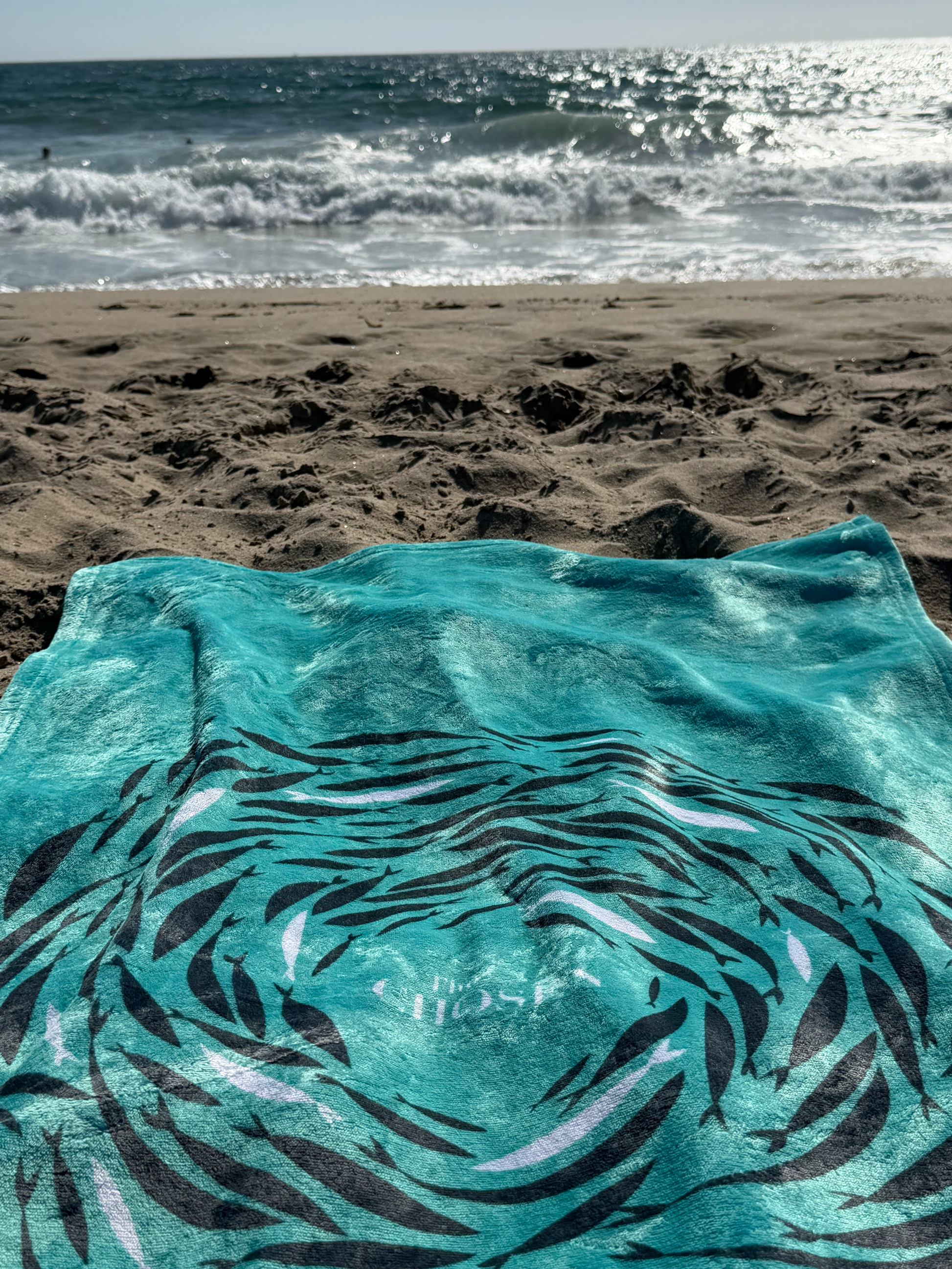 Against the Current Beach Towel