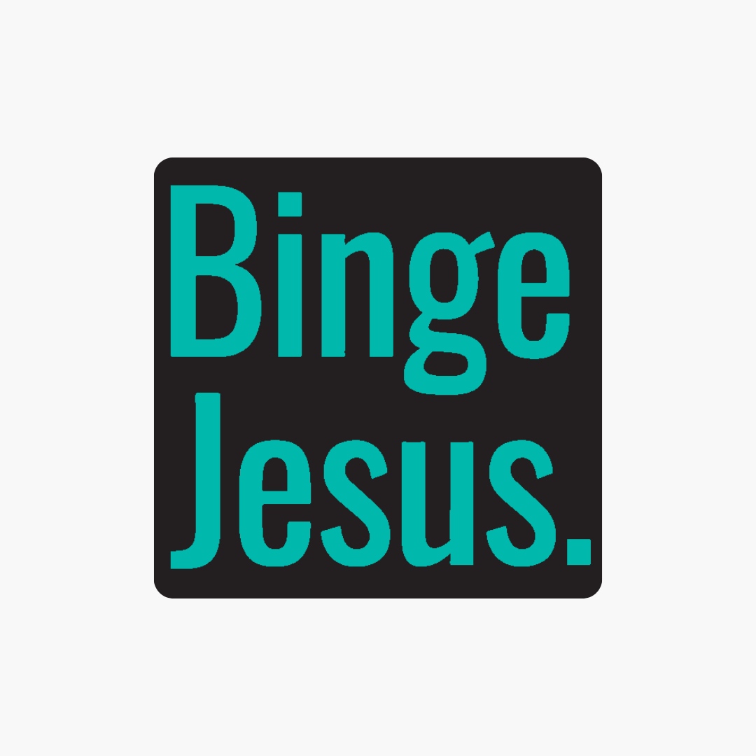 Stacked Binge Jesus Sticker