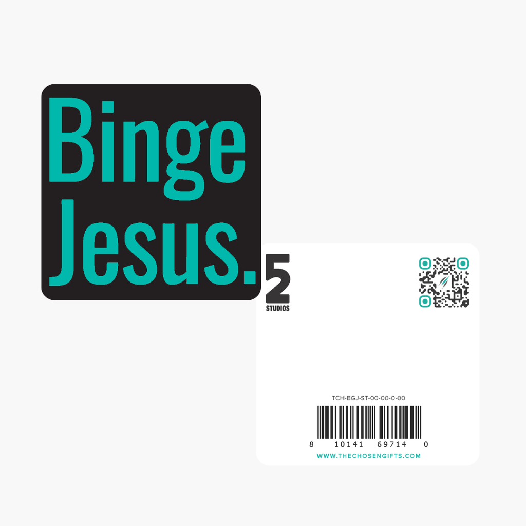 Stacked Binge Jesus Sticker