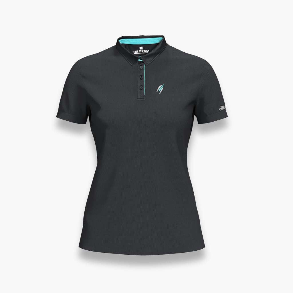 The Chosen Polos negros + verde azulado