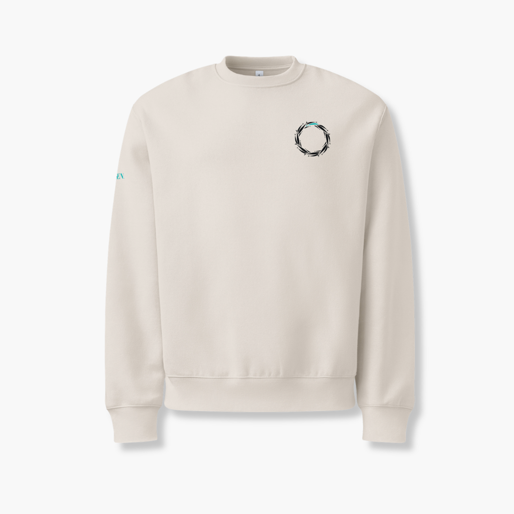 "Crown Him" Heavyweight Crewneck