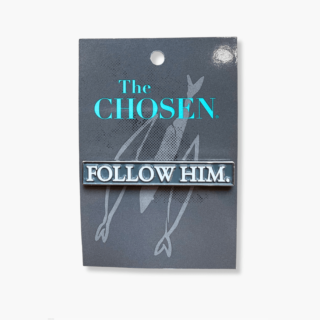 Follow Him Trading Pin
