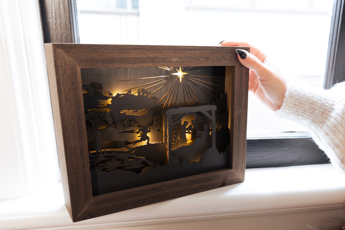 2025 Christmas Nativity Shadowbox
