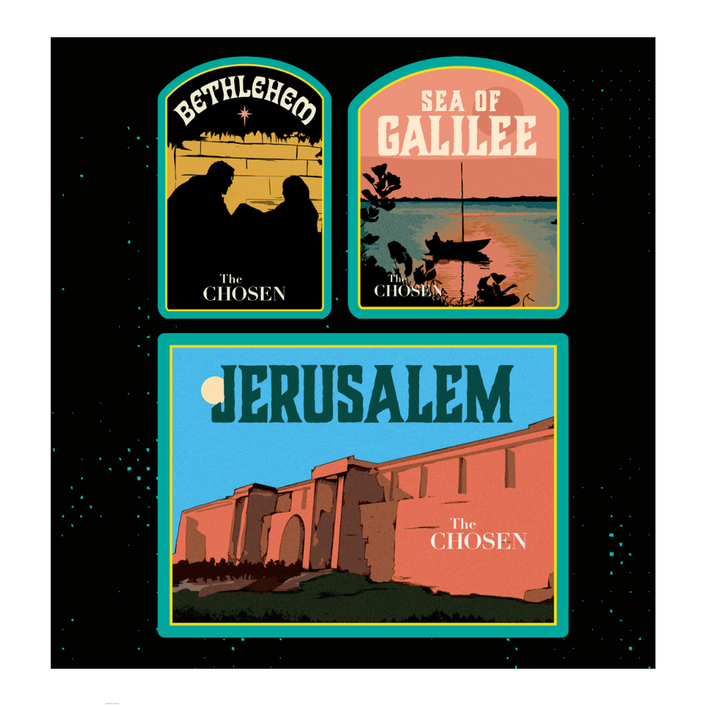 The Chosen Landmark Stickers 3-Pack