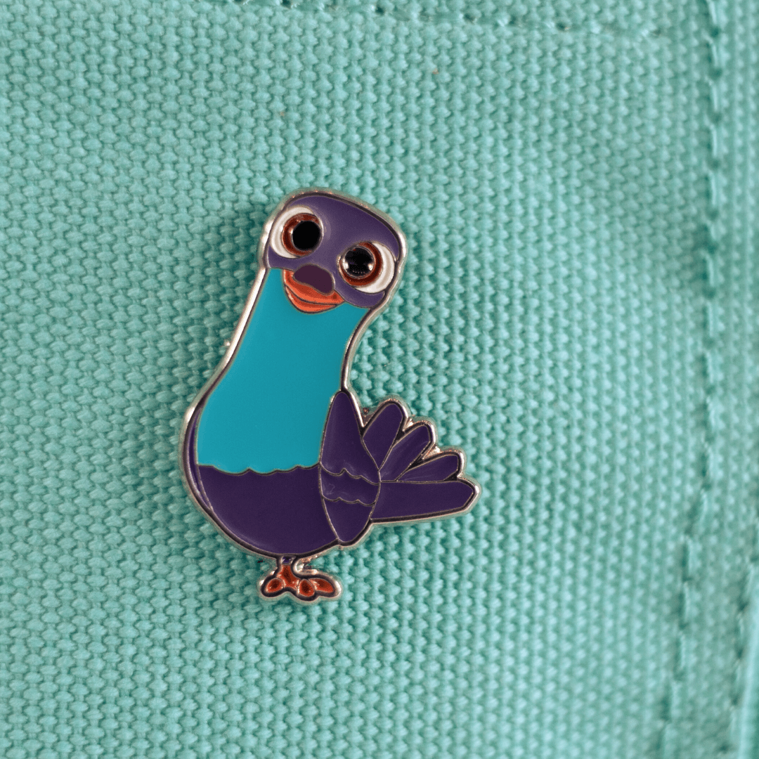 The Chosen Adventures Pigeon Trading Pin