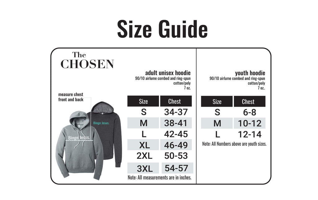 Binge Jesus Chosen Hoodie