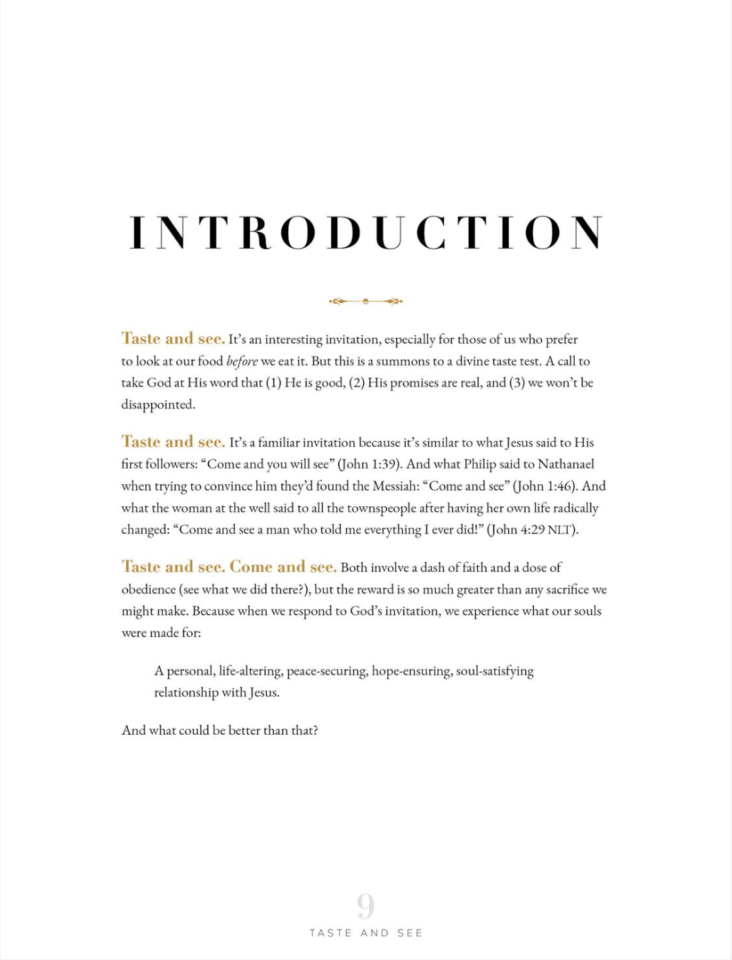 Taste & See Book