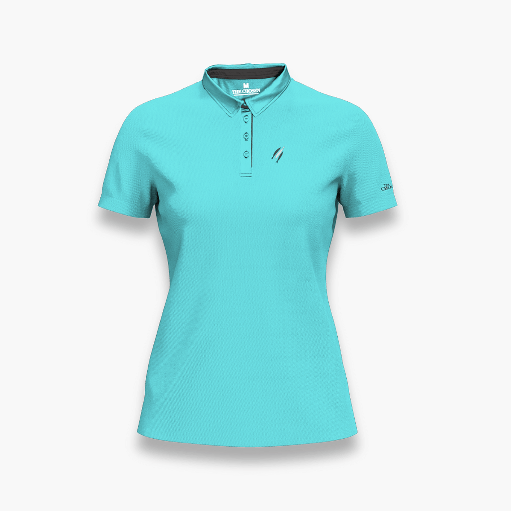 Les polos choisis noir et bleu sarcelle