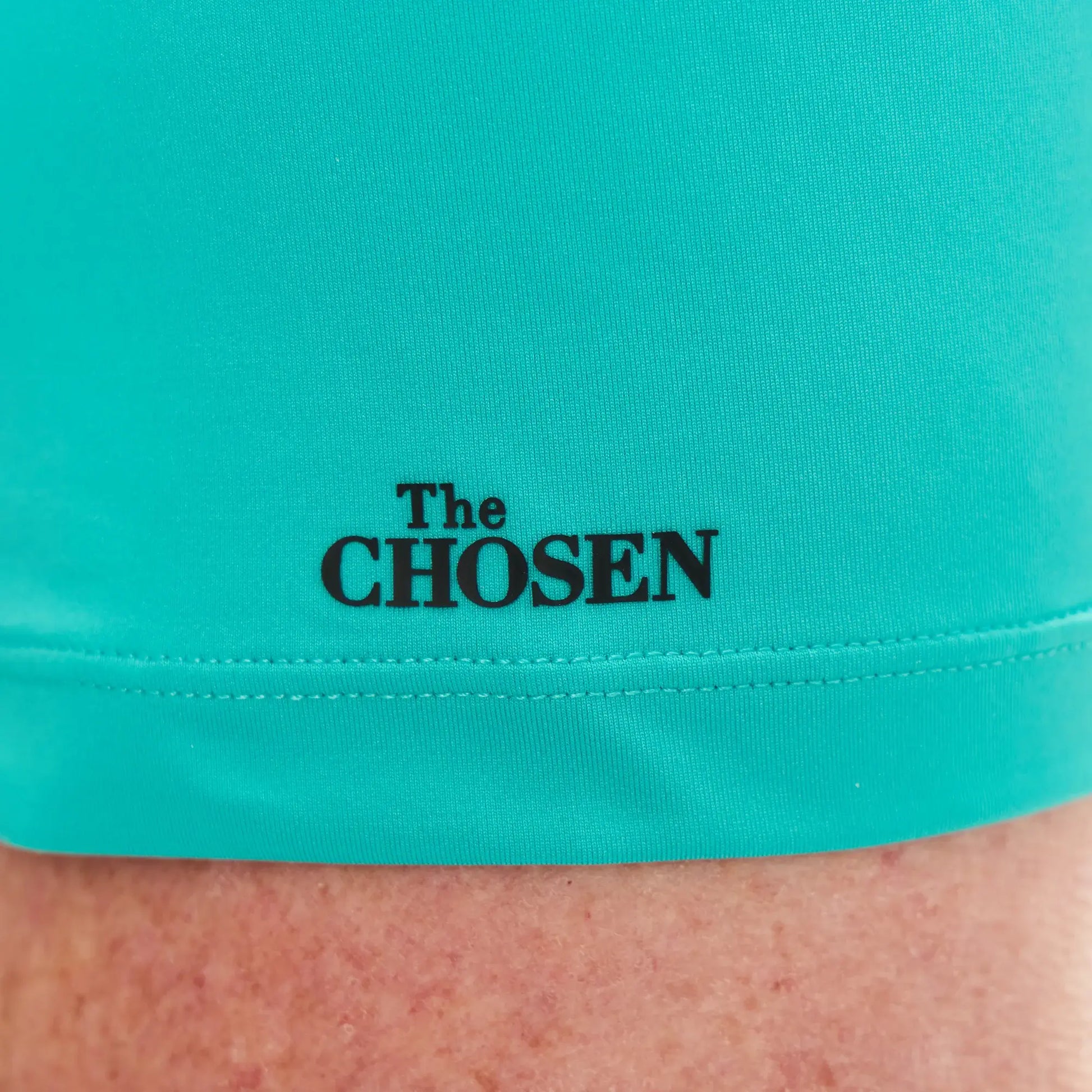 The Chosen Black + Teal Polos