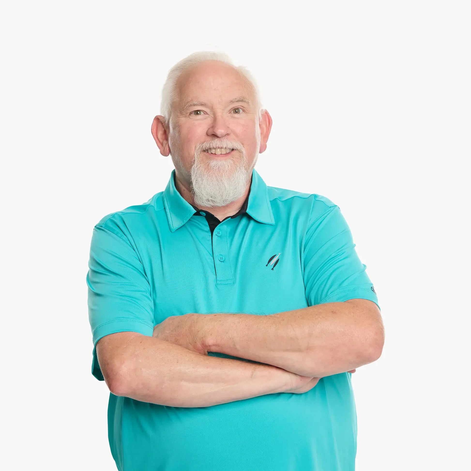 The Chosen Black + Teal Polos