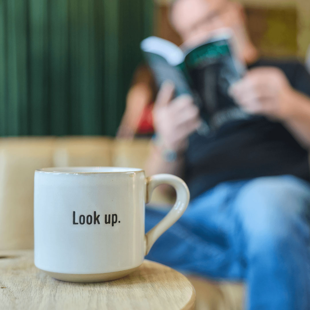 Look Up Stoneware Mug