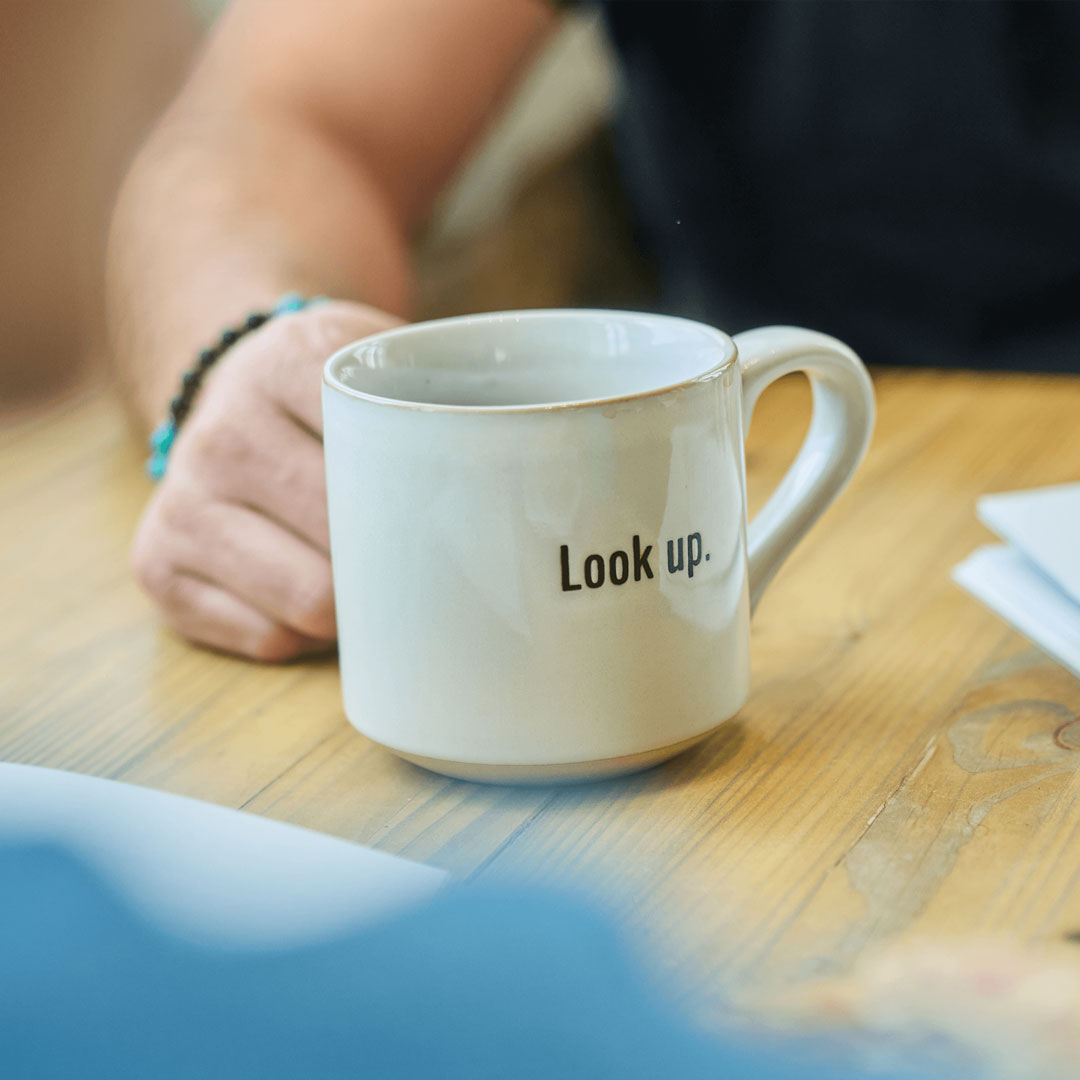 Look Up Stoneware Mug