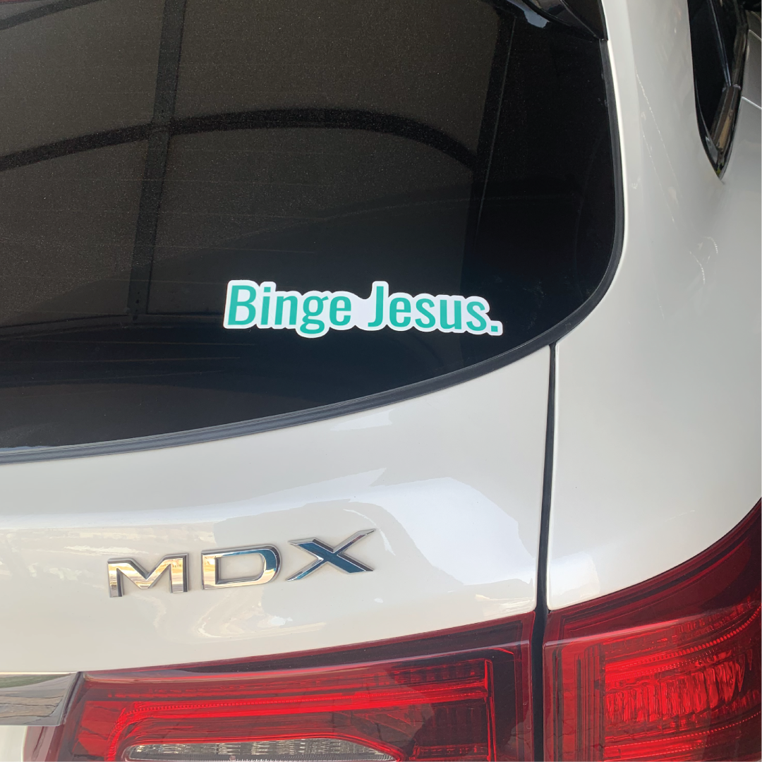 Binge Jesus Stickers